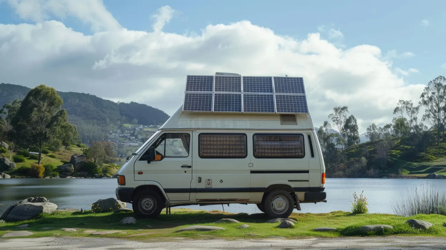 KAmper sa solarnim panelima