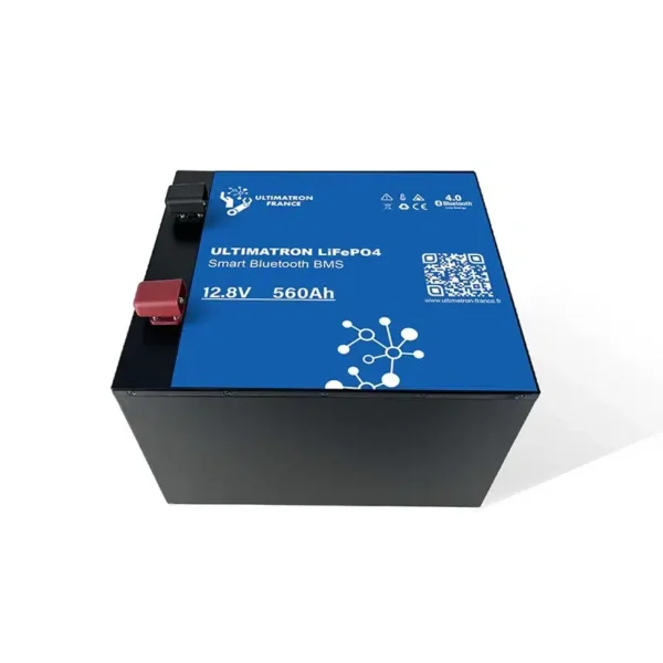 Ultimatron Batterie Lithium 12.8V 560Ah LiFePO4 Smart BMS Avec Bluetooth ULM 12 560 Ultimaton shop 7 galerija e2s