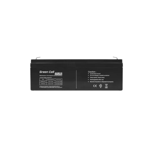 5green cell agm battery 12v 23ah galerija e2s 1