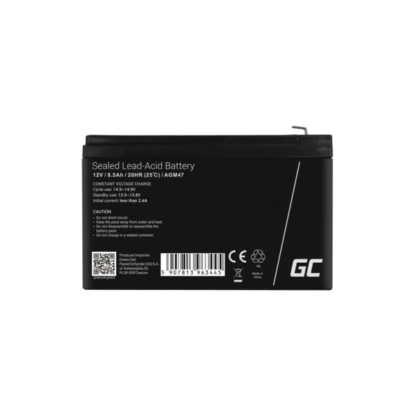 green cell agm battery 12v 23ah4 galerija e2s 2