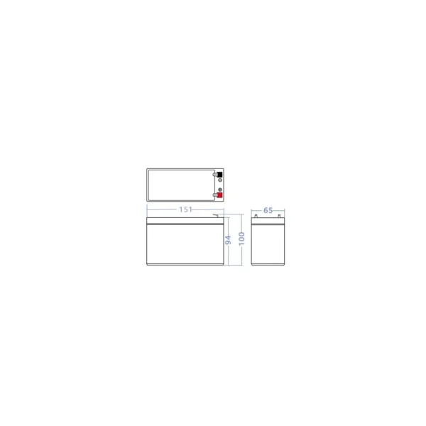 green cell battery agm vrla 12v 3 3ah5 galerija e2s