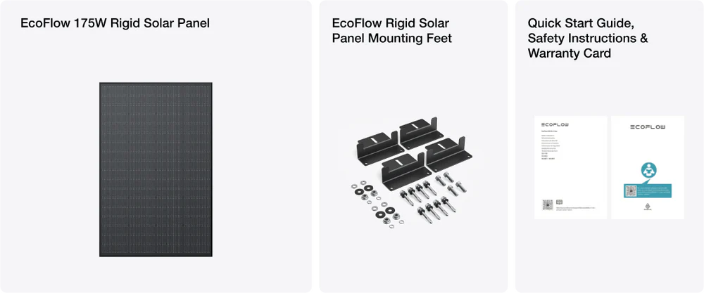 EcoFlow 175W Rigidni Solarni Panel